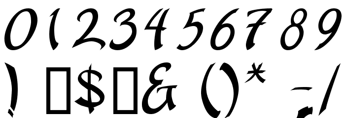 apantasia Font OTHER CHARS