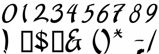 apantasia Font OTHER CHARS