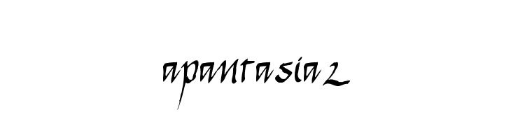 apantasia2  font caratteri gratis