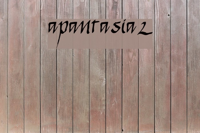 apantasia2 Font examples