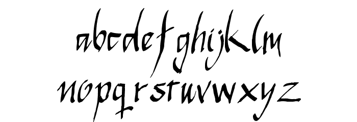 apantasia2 Font LOWERCASE