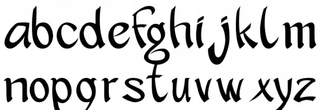 apantasia خط أحرف صغيرة
