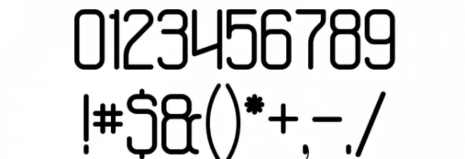 aposiopesis normal Font OTHER CHARS