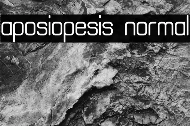 aposiopesis normal Font examples
