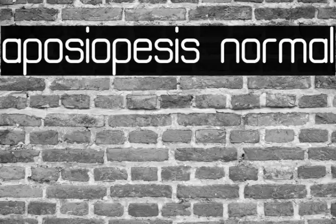 aposiopesis normal Font examples