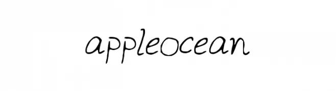 appleocean  Descarca Fonturi Gratis