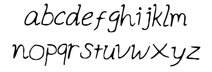 appleocean Font LOWERCASE