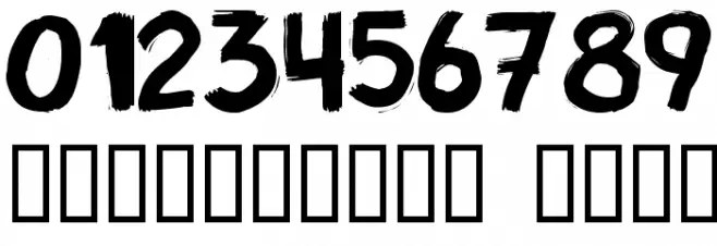 appo paint Font OTHER CHARS