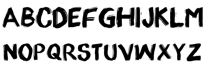 appo paint Font LOWERCASE