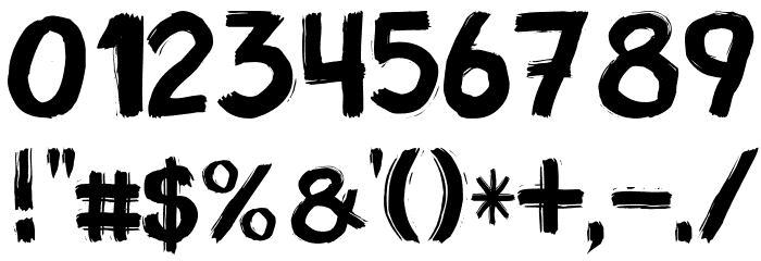 appopaint-Regular Font OTHER CHARS