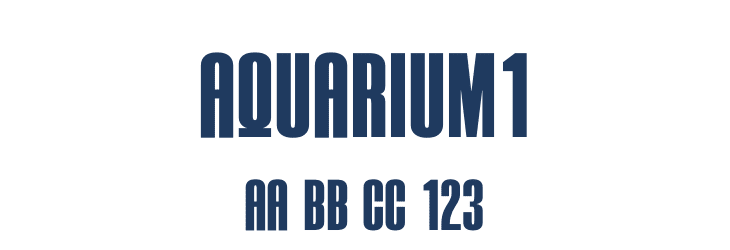 AQUARIUM1 Font Preview