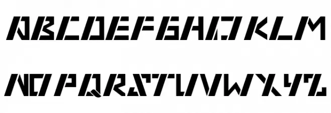 AQUIVER Schriftart Groß
