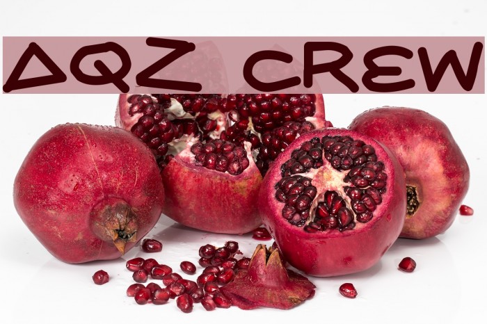 AQZ crew Font examples