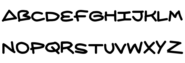 AQZ crew Font LOWERCASE