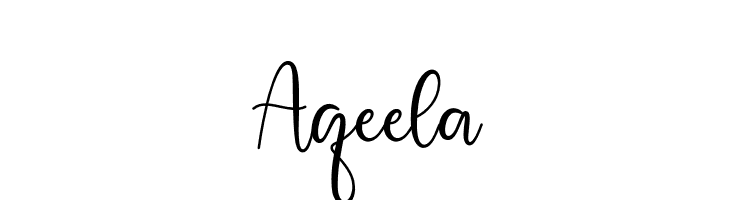 Aqeela  baixar fontes gratis