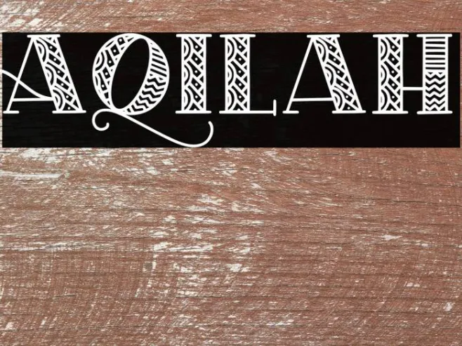 Aqilah Example 3