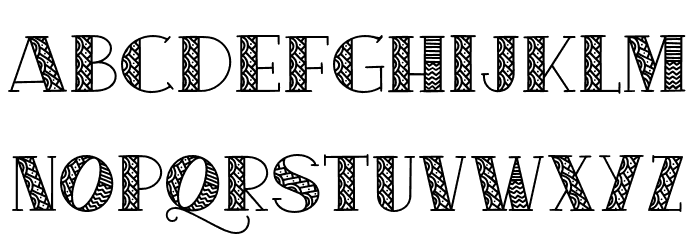 Aqilah Font LOWERCASE