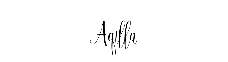 Aqilla  font caratteri gratis