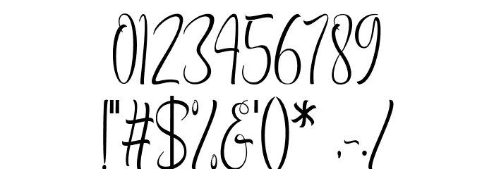 Aqilla Font OTHER CHARS