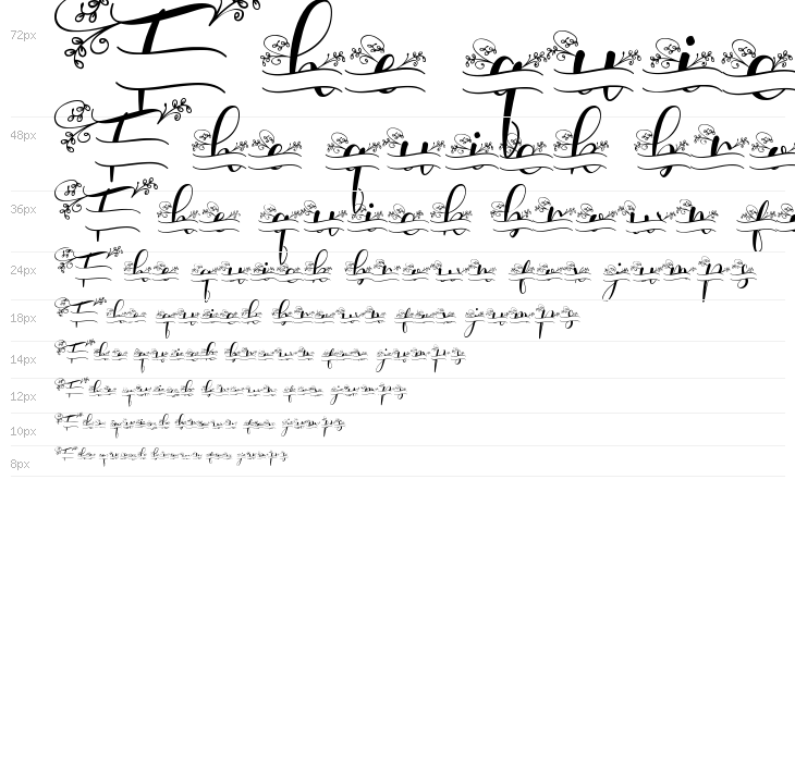 Aqille Monogram - Personal Use Waterfall