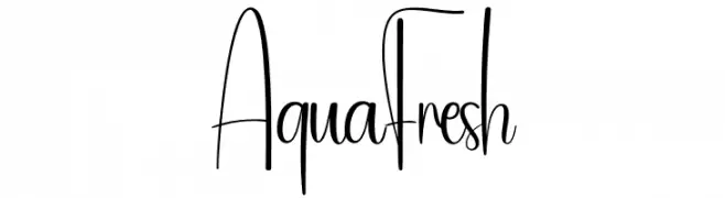 Aqua Fresh  Fuentes Gratis Descargar