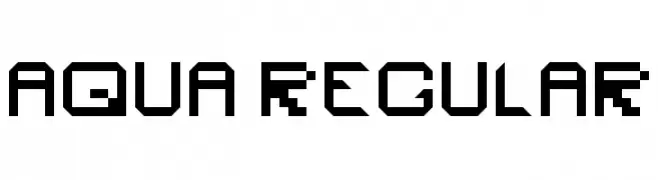 Aqua Regular  Fuentes Gratis Descargar