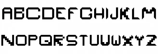 Aqua Regular Schriftart Groß