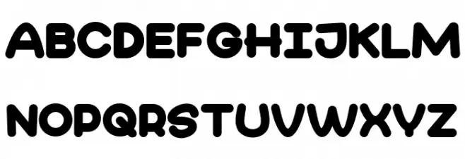 Aqua Smile Schriftart Kleinbuchstaben