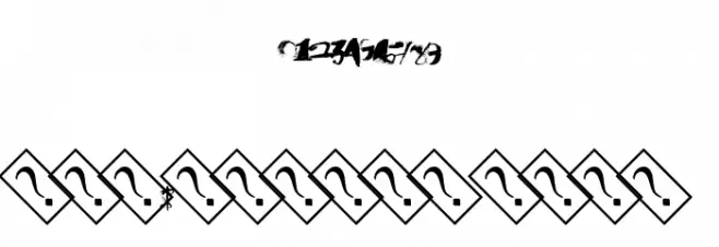 AquaColor Font OTHER CHARS