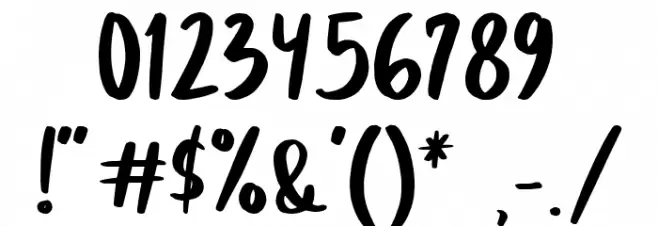 Aquabay DEMO Regular Fonte OUTROS PERSONAGENS