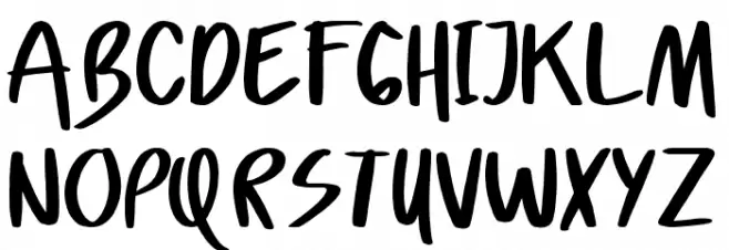 Aquabay DEMO Regular Fonte MAIÚSCULAS