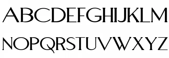 Aquaduct    Plain Schriftart Groß