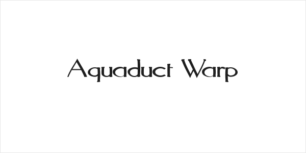 Aquaduct Warp Logo