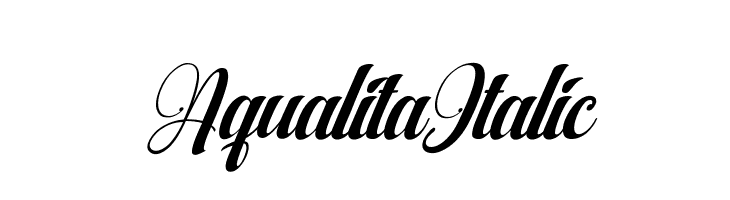 AqualitaItalic  baixar fontes gratis