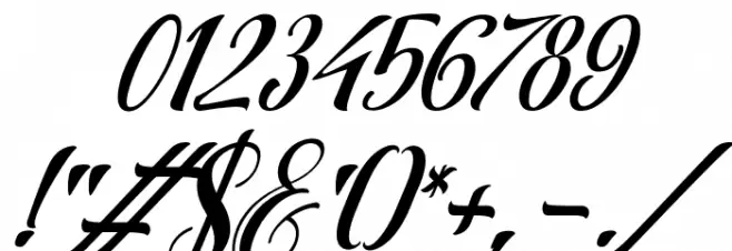 AqualitaItalic Font OTHER CHARS