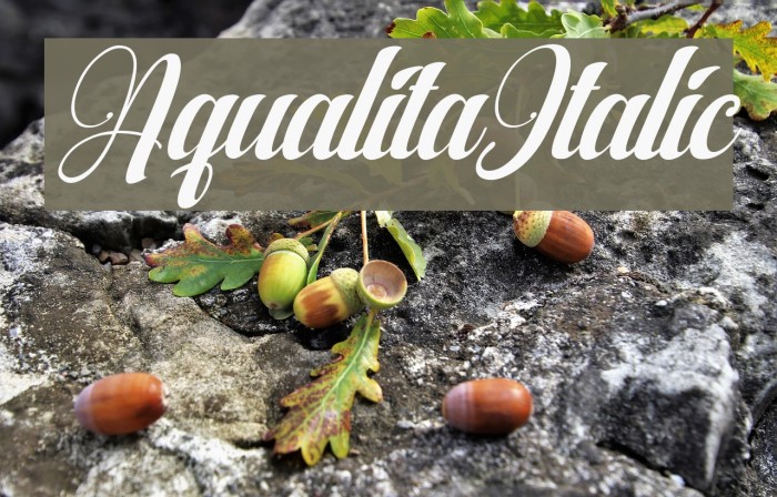 AqualitaItalic Example 2
