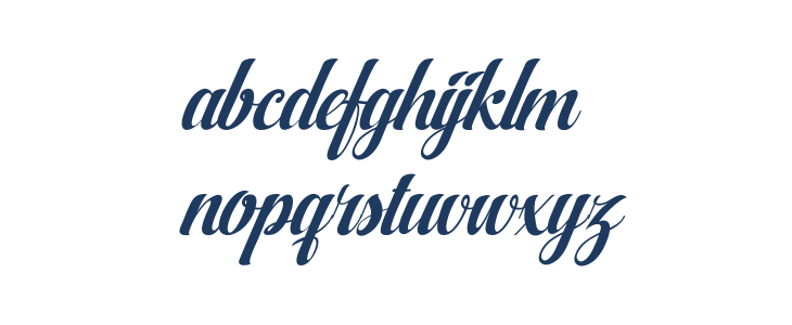 AqualitaItalic Lowercase