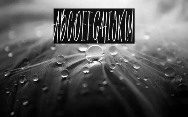 Aquality Handmade Font examples