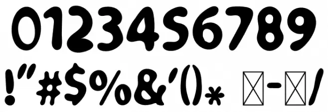 Aqualo Font OTHER CHARS