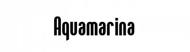 Aquamarina  Fuentes Gratis Descargar