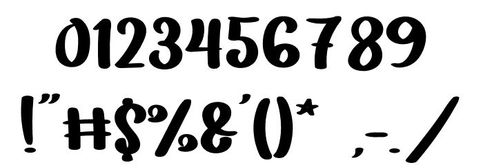 Aquarius Font OTHER CHARS
