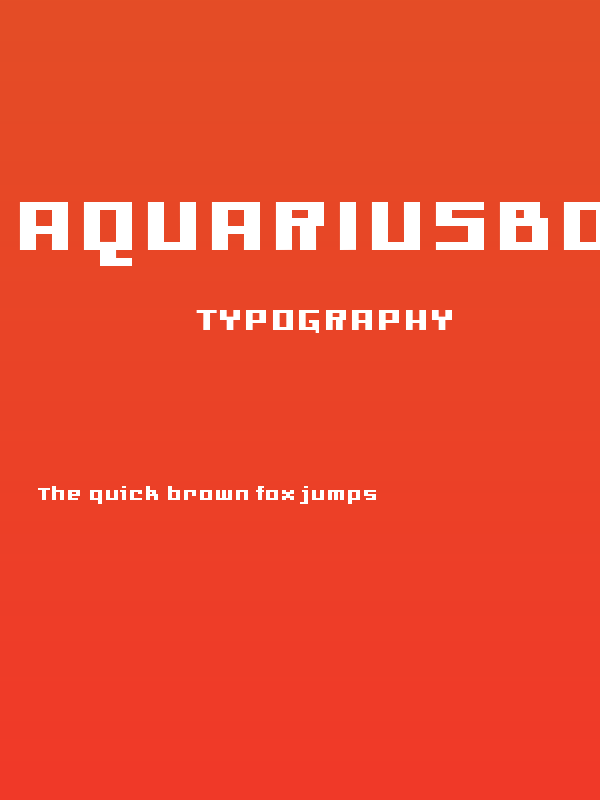 AquariusBold Poster