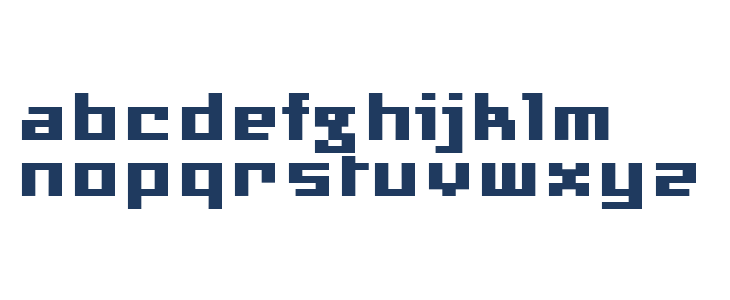 AquariusBold Lowercase