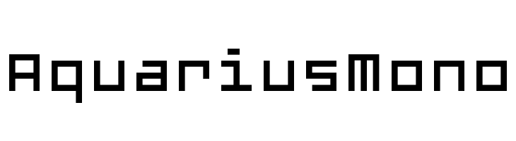 AquariusMono  免费字体下载