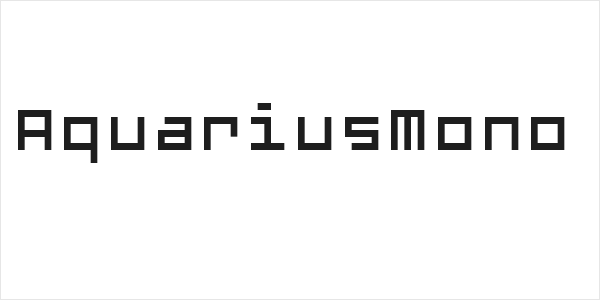 AquariusMono Logo