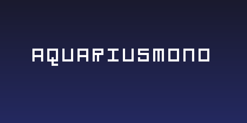 AquariusMono Social Header
