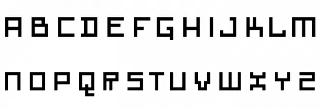 AquariusRegular Шрифта ВЕРХНИЙ