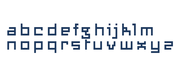 AquariusRegular Lowercase