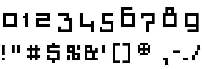 AquariusSmallCaps Font OTHER CHARS