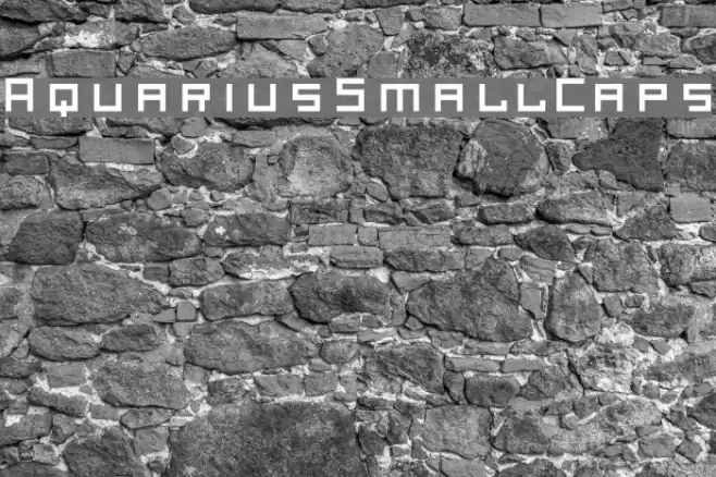 AquariusSmallCaps Font examples